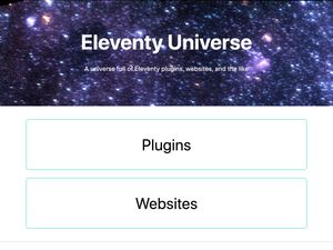 Screenshot of https://11ty-universe.ryanccn.dev