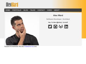 Screenshot of https://alextheward.com