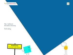 Screenshot of https://badlydrawnben.com/