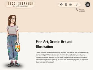 Screenshot of https://www.beccishep.co.uk/