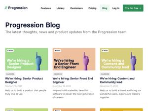 Screenshot of https://progressionapp.com/blog/