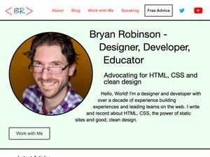 Screenshot of https://bryanlrobinson.com/