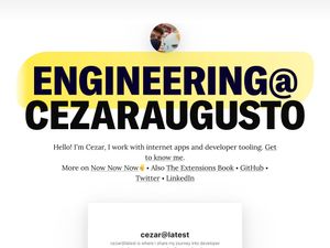 Screenshot of https://cezaraugusto.net/
