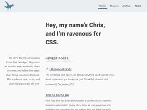 Screenshot of https://chrisburnell.com