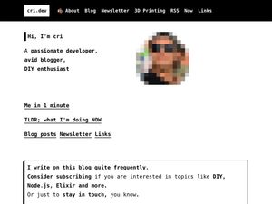 Screenshot of https://cri.dev/