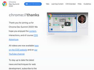 Screenshot of https://developer.chrome.com/devsummit/