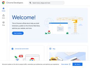 Screenshot of https://developer.chrome.com/