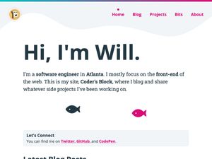 Screenshot of https://codersblock.com/