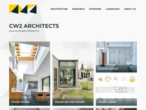 Screenshot of https://cw2architects.com/