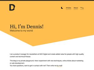 Screenshot of https://www.d-hagemeier.com/