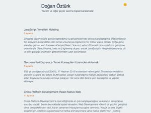 Screenshot of https://doganozturk.dev/