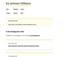 Screenshot of https://edjohnsonwilliams.co.uk