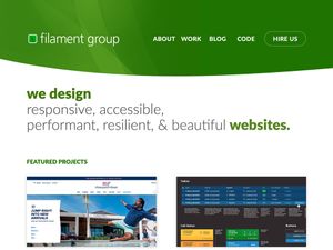 Screenshot of https://www.filamentgroup.com/
