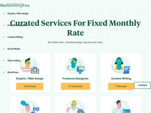 Screenshot of https://flatmonthlyfee.co/