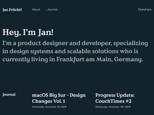 Screenshot of https://fruechtl.me