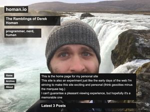Screenshot of https://homan.io