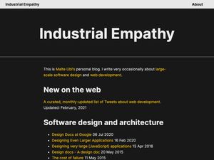 Screenshot of https://www.industrialempathy.com/