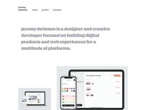 Screenshot of https://www.jeremyswinnen.com/