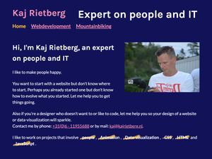 Screenshot of https://www.kajrietberg.nl/
