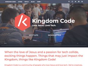 Screenshot of https://kingdomcode.org.uk