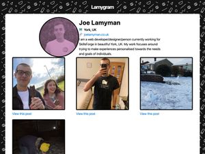 Screenshot of https://lamygram.app/