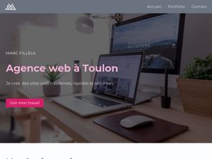 Screenshot of https://www.marcfilleul.fr/