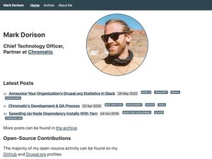 Screenshot of https://markdorison.com/
