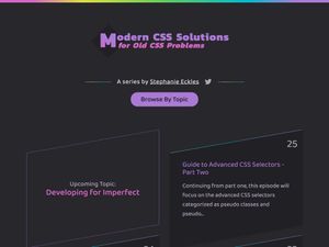 Screenshot of https://moderncss.dev/