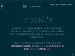 Screenshot of https://muted.io/