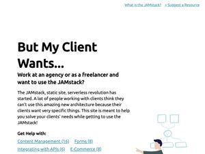 Screenshot of https://myclientwants.com/