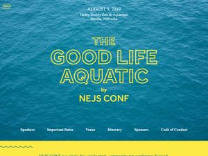 Screenshot of https://2019.nejsconf.com/