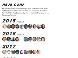 Screenshot of https://nejsconf.com/