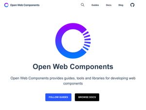 Screenshot of https://open-wc.org/