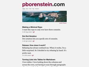 Screenshot of https://www.pborenstein.com/
