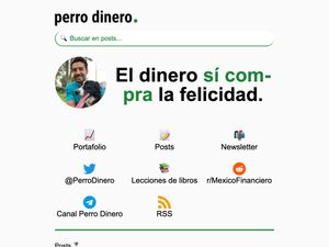 Screenshot of https://perrodinero.blog/