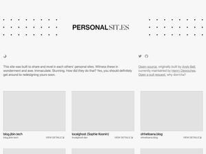 Screenshot of https://personalsit.es/