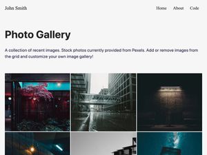 Screenshot of https://eleventy-gallery.netlify.app/