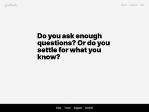 Screenshot of https://questhink.com/