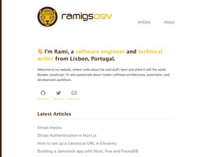 Screenshot of https://ramigs.dev/