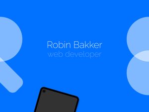 Screenshot of https://robinbakker.nl/