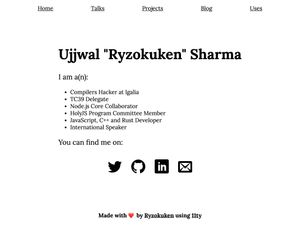 Screenshot of https://ryzokuken.dev/