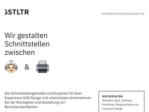 Screenshot of https://schnittstellengestalter.de/