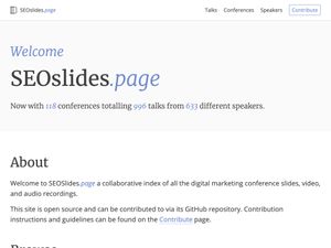 Screenshot of https://SEOslides.page