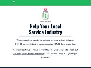 Screenshot of https://serviceindustry.tips/