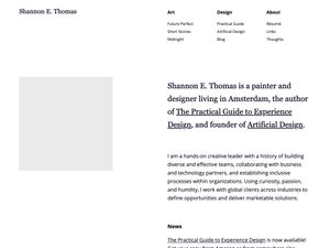 Screenshot of https://shannonethomas.com/