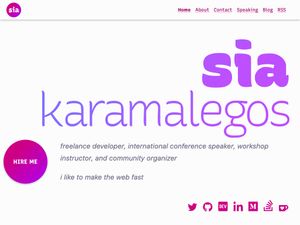 Screenshot of https://sia.codes/
