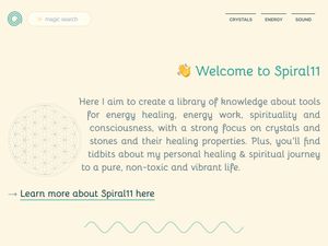 Screenshot of https://spiral11.com/