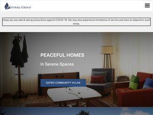 Screenshot of https://vitraggroup.com/