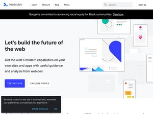 Screenshot of https://web.dev/