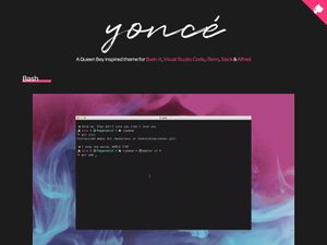 Screenshot of https://yoncetheme.com/